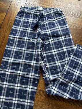 boxercraft Navy and White Plaid Kids Pajama Bottoms